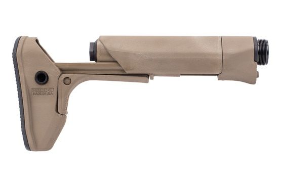 Flat Dark Earth RECCE-E carbine stock from Reptilia.
